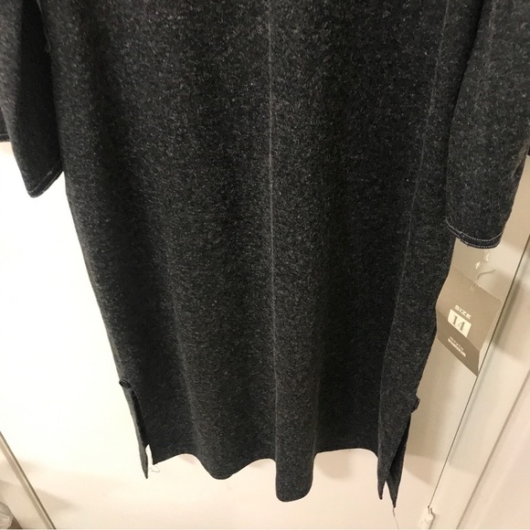 Vintage Ayres unlimited  lagenlook gray midi dress - Picture 11 of 14